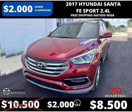 2017 Hyundai Santa Fe Sport for sale is a Red 2017 Hyundai Santa Fe Sport Car for Sale in Miami FL