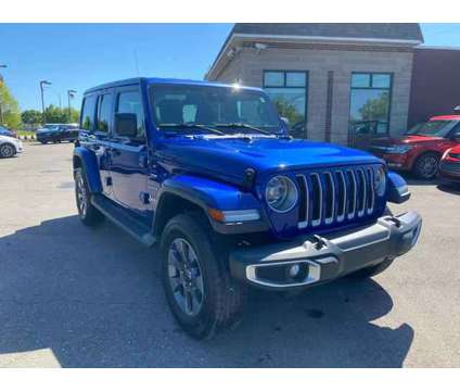 2019 Jeep Wrangler Unlimited for sale is a Blue 2019 Jeep Wrangler Unlimited Car for Sale in Wayne MI