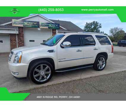 2013 Cadillac Escalade for sale is a White 2013 Cadillac Escalade Car for Sale in Perry OH