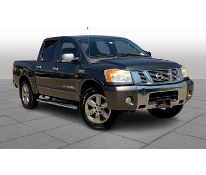 2010UsedNissanUsedTitanUsed2WD Crew Cab SWB is a Grey 2010 Nissan Titan Car for Sale in Oklahoma City OK