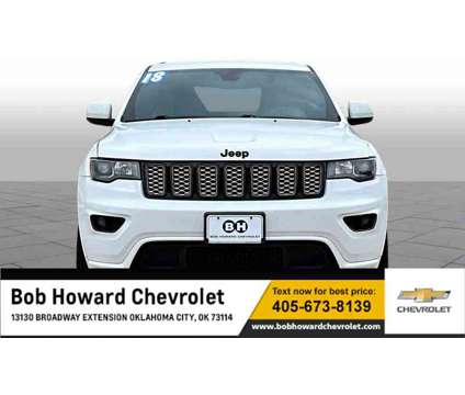 2018UsedJeepUsedGrand CherokeeUsed4x2 is a White 2018 Jeep grand cherokee Car for Sale in Oklahoma City OK