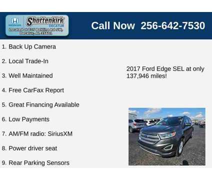 2017UsedFordUsedEdgeUsed4dr AWD is a 2017 Ford Edge Car for Sale in Decatur AL