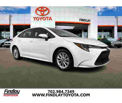 2022UsedToyotaUsedCorolla is a White 2022 Toyota Corolla LE Sedan in Henderson NV