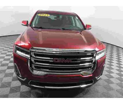 2021UsedGMCUsedAcadia is a Red 2021 GMC Acadia Car for Sale in Shelbyville IN