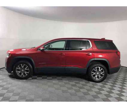 2021UsedGMCUsedAcadia is a Red 2021 GMC Acadia Car for Sale in Shelbyville IN