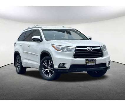 2016UsedToyotaUsedHighlander is a White 2016 Toyota Highlander XLE Car for Sale in Mendon MA