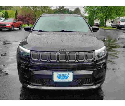 2022UsedJeepUsedCompassUsed4x4 is a Black 2022 Jeep Compass Car for Sale in Litchfield CT