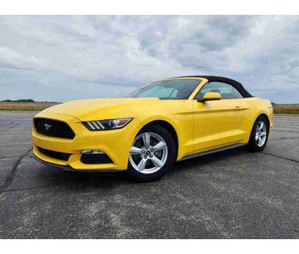 2015UsedFordUsedMustangUsed2dr Conv is a Yellow 2015 Ford Mustang Car for Sale in Watseka IL