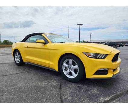 2015UsedFordUsedMustangUsed2dr Conv is a Yellow 2015 Ford Mustang Car for Sale in Watseka IL