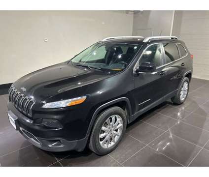 2015 Jeep Cherokee Limited is a Black 2015 Jeep Cherokee Limited Car for Sale in Madison WI