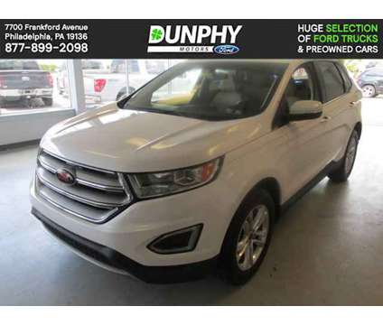 2017 Ford Edge SEL is a Silver, White 2017 Ford Edge SEL Car for Sale in Philadelphia PA