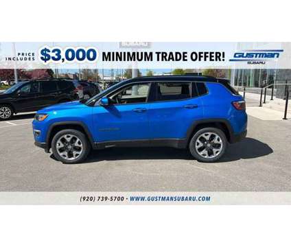 2019 Jeep Compass LIMI is a Blue 2019 Jeep Compass Car for Sale in Appleton WI