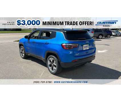2019 Jeep Compass LIMI is a Blue 2019 Jeep Compass Car for Sale in Appleton WI
