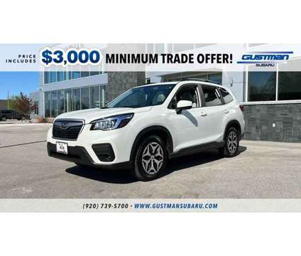 2020 Subaru Forester Premium is a White 2020 Subaru Forester 2.5i Car for Sale in Appleton WI