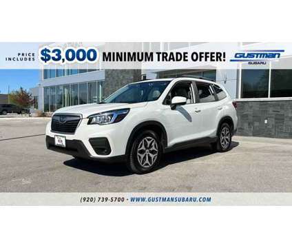 2020 Subaru Forester Premium is a White 2020 Subaru Forester 2.5i Car for Sale in Appleton WI