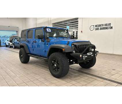2015 Jeep Wrangler Unlimited Willys Wheeler is a Blue 2015 Jeep Wrangler Unlimited Car for Sale in Barrington IL