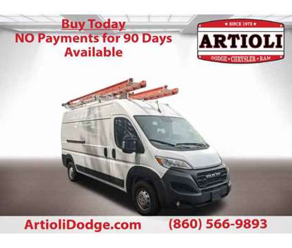 2023 Ram ProMaster Cargo Van High Roof is a White 2023 Van in Enfield CT