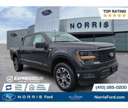 2024 Ford F-150 STX is a Black 2024 Ford F-150 STX Car for Sale in Dundalk MD