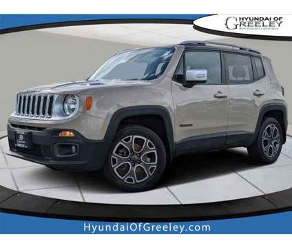 2016 Jeep Renegade Limited is a Tan 2016 Jeep Renegade Limited Car for Sale in Greeley CO
