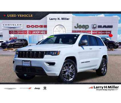 2021 Jeep Grand Cherokee 80th Anniversary is a White 2021 Jeep grand cherokee Car for Sale in Denver CO
