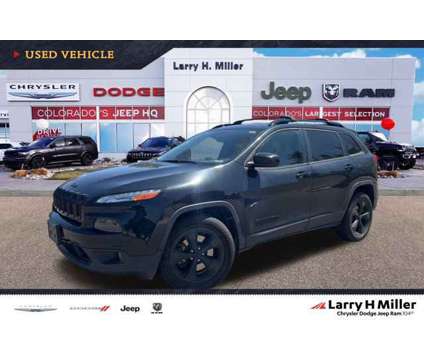 2015 Jeep Cherokee Latitude Altitude is a Black 2015 Jeep Cherokee Latitude Car for Sale in Denver CO