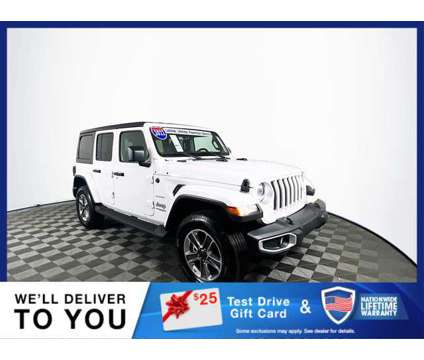 2022 Jeep Wrangler Unlimited Sahara is a White 2022 Jeep Wrangler Unlimited Car for Sale in Tampa FL
