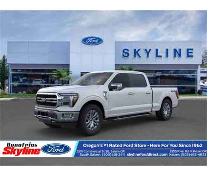 2024 Ford F-150 Lariat is a White 2024 Ford F-150 Lariat Truck in Salem OR