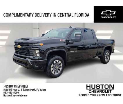 2024 Chevrolet Silverado 2500HD Custom is a Black 2024 Chevrolet Silverado 2500 H/D Truck in Avon Park FL
