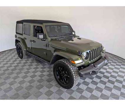 2023 Jeep Wrangler Sahara 4xe is a Green 2023 Jeep Wrangler Sahara SUV in West Palm Beach FL