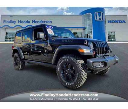 2020 Jeep Wrangler Unlimited Willys is a Black 2020 Jeep Wrangler Unlimited SUV in Henderson NV