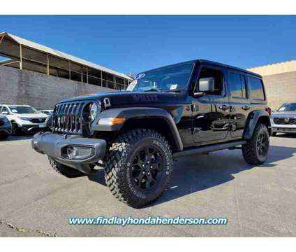 2020 Jeep Wrangler Unlimited Willys is a Black 2020 Jeep Wrangler Unlimited SUV in Henderson NV
