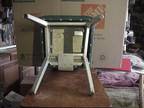Vintage Aluminum Good Form Chair McM Green General Fire Proofing