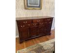 Henkel Harris American Colonial Solid Wood Sideboard Buffet or Cabinet Vintage