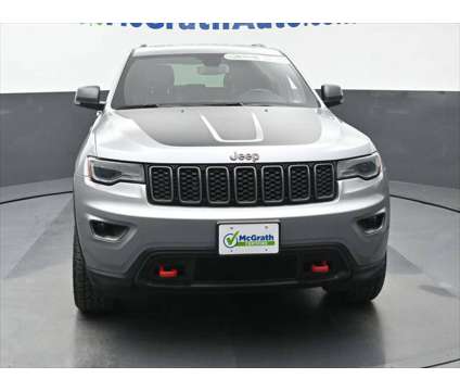 2021 Jeep Grand Cherokee Trailhawk 4X4 is a Silver 2021 Jeep grand cherokee Trailhawk SUV in Dubuque IA