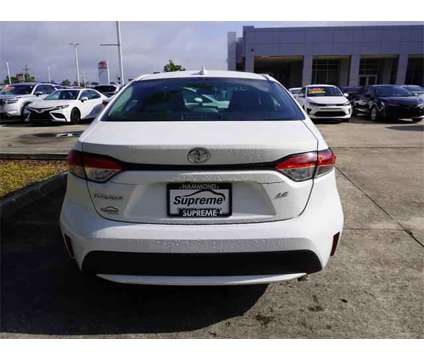 2021 Toyota Corolla LE is a White 2021 Toyota Corolla LE Sedan in Hammond LA