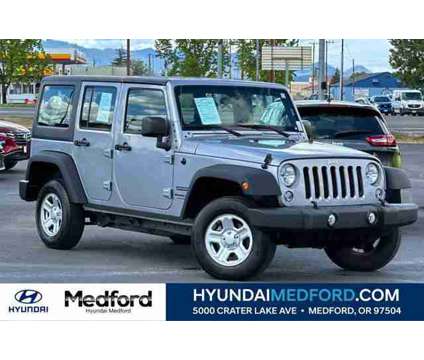 2018 Jeep Wrangler JK Unlimited Sport 4x4 is a Silver 2018 Jeep Wrangler SUV in Medford OR