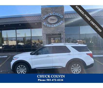 2021 Ford Explorer Limited is a White 2021 Ford Explorer Limited Car for Sale in Mcminnville OR