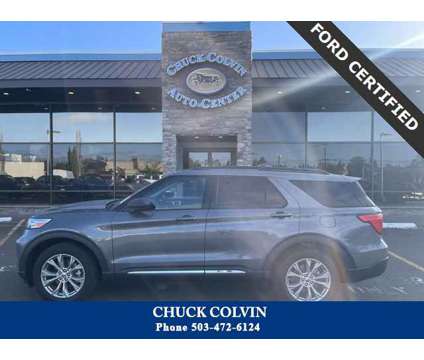 2021 Ford Explorer XLT is a Grey 2021 Ford Explorer XLT Car for Sale in Mcminnville OR