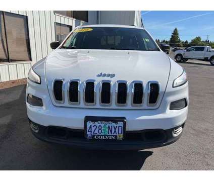 2016 Jeep Cherokee Sport is a White 2016 Jeep Cherokee Sport Car for Sale in Mcminnville OR