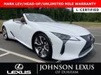 2022 Lexus LC 500 Convertible 500 TOURING/MARK LEV/HEAD-UP/UNLIMITED MILE WARR