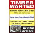 WE BUY TIMBER, WA LOGGING Service LAND HARVESTING COMPANY Olympia Puyallup