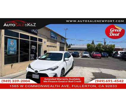 2018 Toyota Corolla for sale is a White 2018 Toyota Corolla Car for Sale in Fullerton CA