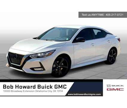 2021UsedNissanUsedSentraUsedCVT is a White 2021 Nissan Sentra Car for Sale in Oklahoma City OK