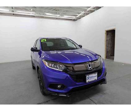 2021UsedHondaUsedHR-VUsedAWD CVT is a Blue 2021 Honda HR-V Car for Sale in Hackettstown NJ
