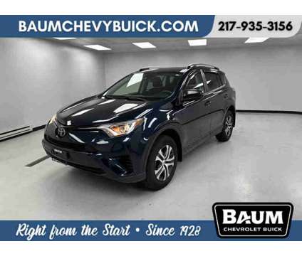 2017UsedToyotaUsedRAV4UsedFWD (Natl) is a Blue 2017 Toyota RAV4 4dr Car for Sale in Clinton IL