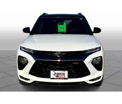 2021UsedChevroletUsedTrailBlazer is a White 2021 Chevrolet trail blazer Car for Sale in Denton TX