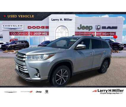 2019 Toyota Highlander XLE is a Silver 2019 Toyota Highlander XLE Car for Sale in Denver CO