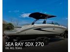 2017 Sea Ray 270 SDX Boat for Sale