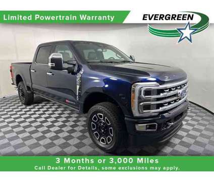 2023 Ford F-350SD Platinum Crew Cab 4x4 Hi Output Powerstroke is a Blue 2023 Ford F-350 Platinum Truck in Issaquah WA
