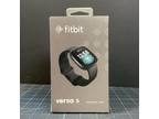 (New) Fitbit Versa 3 Exercise Heart Rate Fitness Tracker GPS Smartwatch - Black